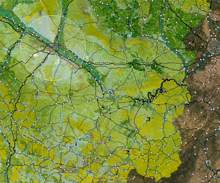 Mapa de área de actuación